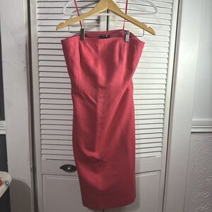 Ann Taylor Dark Pink Sleeveless Lined Dress Women’s 8 Classy Old Money